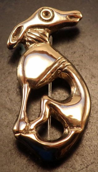 (image for) Roman Greyhound Brooch - Click Image to Close
