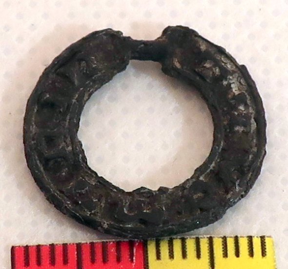(image for) Inscribed Medieval Ring Brooch - Click Image to Close
