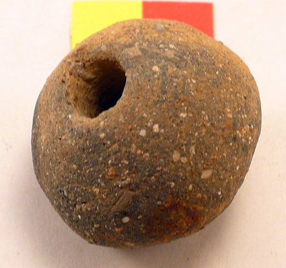 (image for) Roman Ceramic Spindle Whorl - Click Image to Close