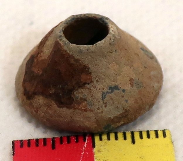 (image for) Seventeenth Century Spindle Whorl - Click Image to Close