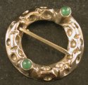 (image for) Ring brooch with two stones