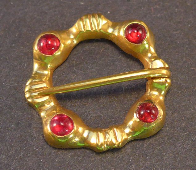 (image for) Balas Ruby Brooch - Click Image to Close