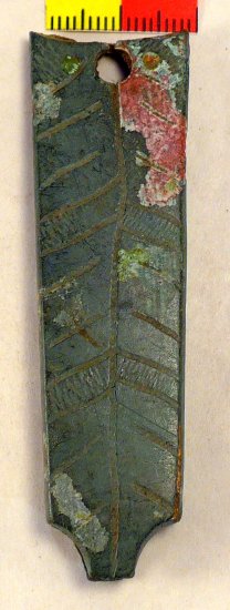 (image for) 14th Century Strapend With Remains of Belt - Click Image to Close