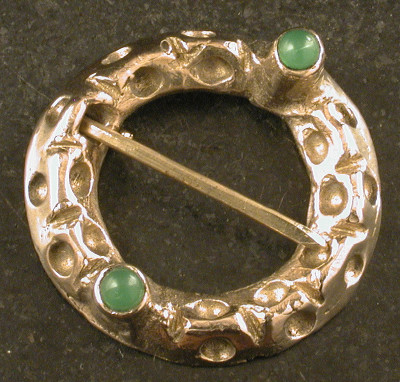 (image for) Ring brooch with two stones - Click Image to Close