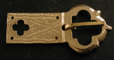 (image for) Quatrefoil buckle - Click Image to Close