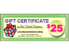 (image for) Gift Certificate $ 25.00